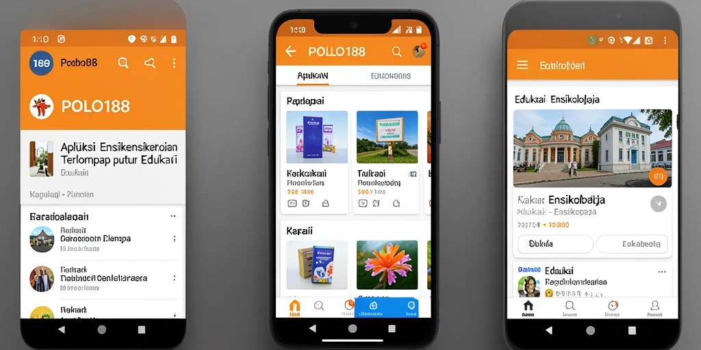 Tampilan antarmuka aplikasi POLO188 yang informatif dan menarik.
