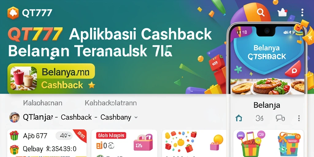Antarmuka pengguna QT777 yang intuitif dan fungsi Cashback yang menarik.